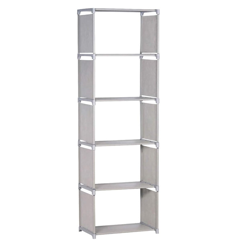 5-Tier Modern Book Storage Shelf Bookcase Display Cubed Unit Organizer_0