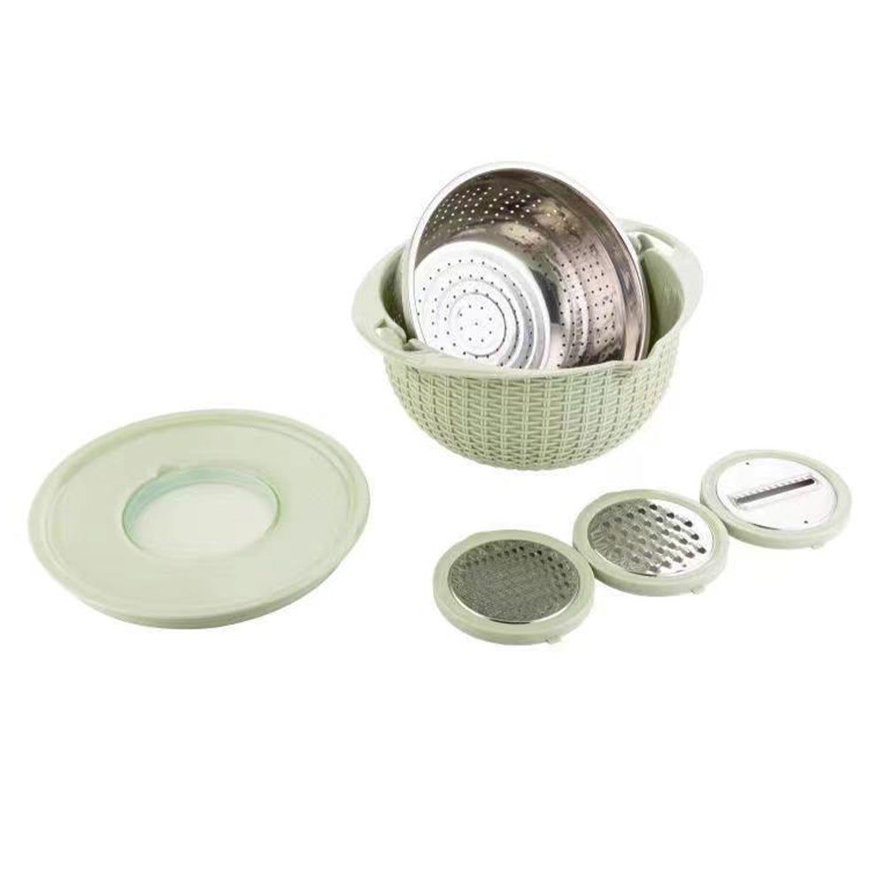 4-in-1 Stainless Steel Colander Set Versatile Kitchen Strainer_13