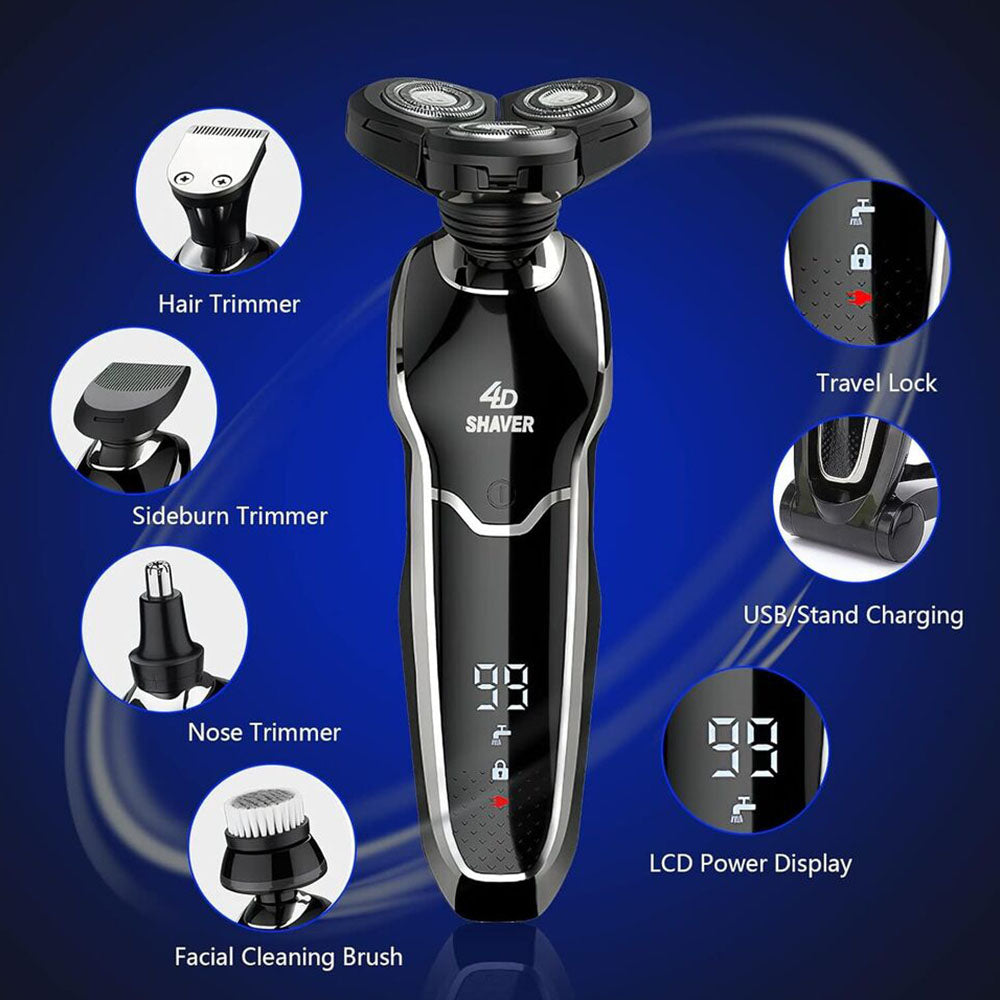 Cordless Wet/Dry Electric Shaver - Waterproof_9