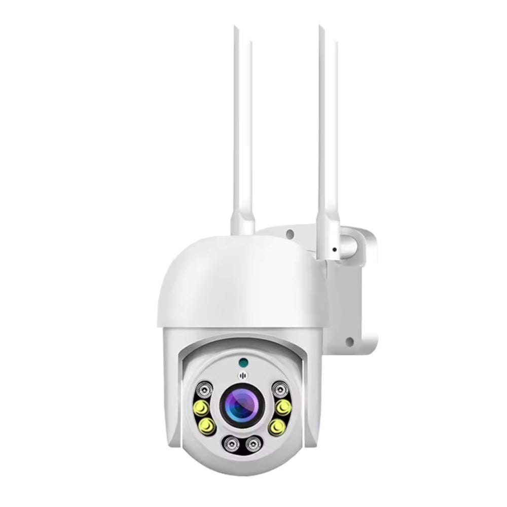 1080P HD Wireless Outdoor Smart Home Security IR Cam - White_1