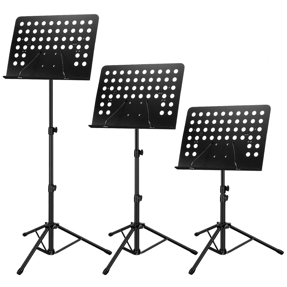 Heavy Duty Folding Adjustable Orchestral Music Stand Tripod Base_1