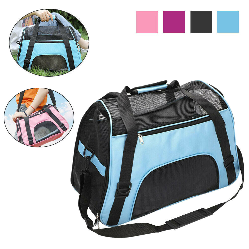 Portable and Foldable Soft Large Pet Carrier Bag - Available in 4 Colors_1