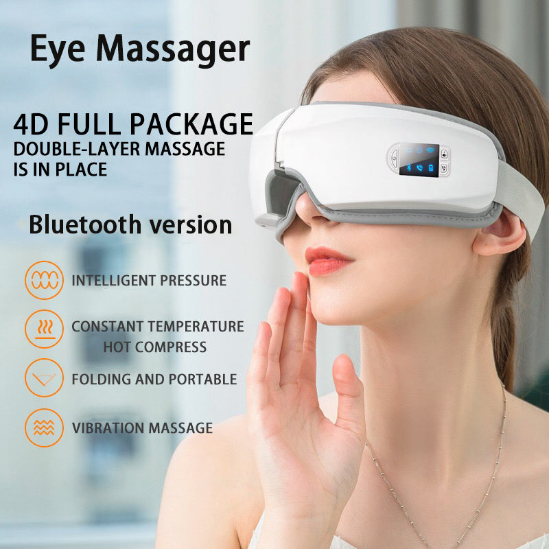 4D Smart Airbag Vibration Eye Massager Eye Care- USB Charging_4