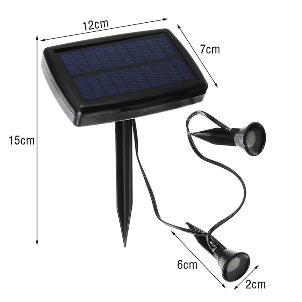 10 pcs Solar Powered Outdoor Spot Light Landscape Light Lamp_8