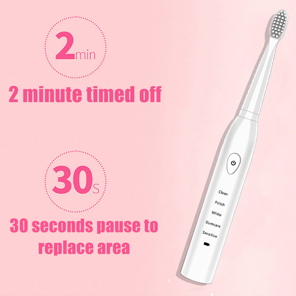 Ultrasonic Rechargeable Electronic Washable Toothbrush- USB Charging_12