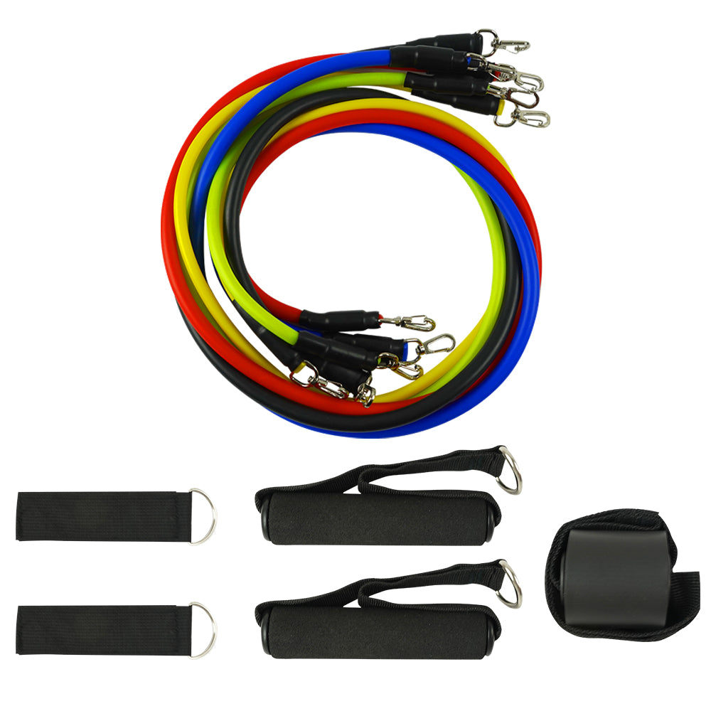 11 Pcs Fitness Pull Rope Latex Resistance Bands_6