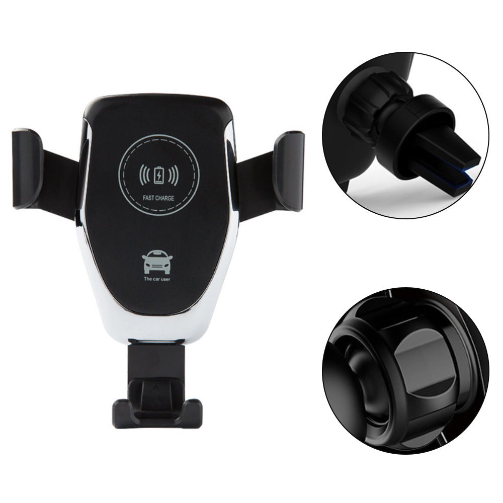 10W QI Wireless Charger Car Mount Holder Stand_3