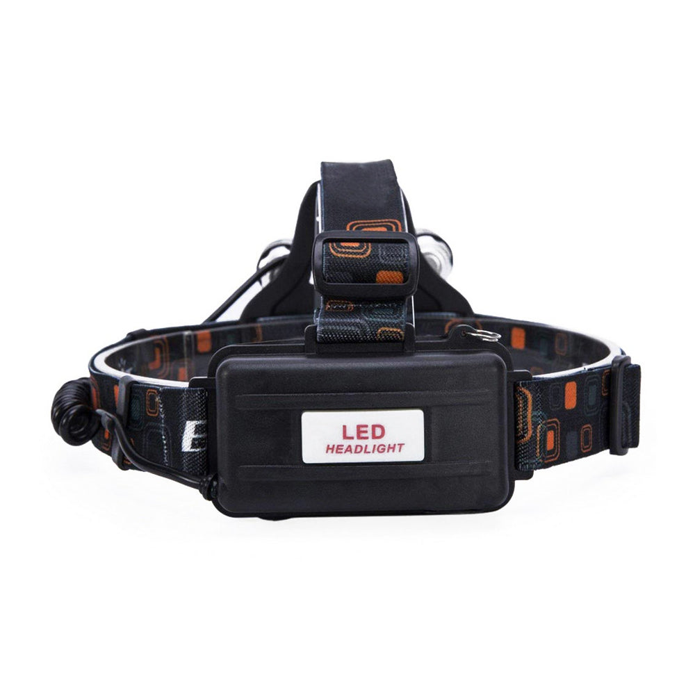 USB Charging LED 3 Lights Headlamp Wide Range Head Torch_5