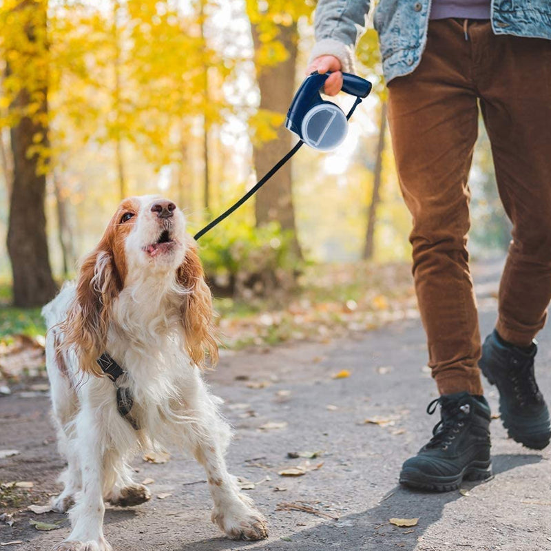 Multifunctional Retractable Leash Pet LED Walking Rope with Snack Box_7