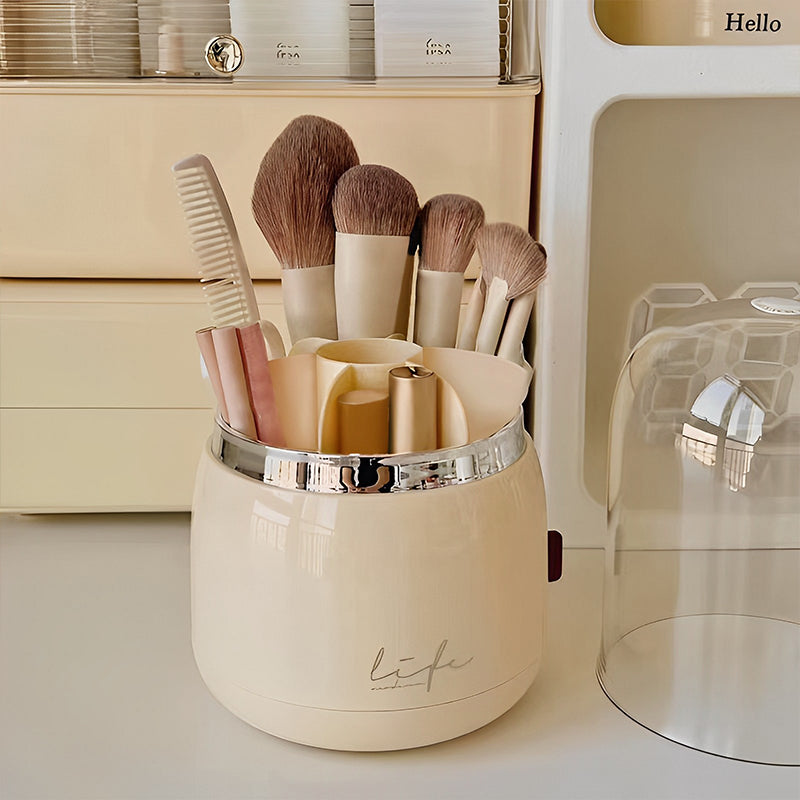 360° Rotating Makeup Organizer Cosmetic Storage Box_8