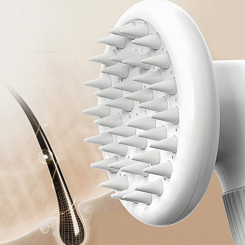 Automatic Foaming Silicone Bristles Pet Bathing Brush- USB Charging_2