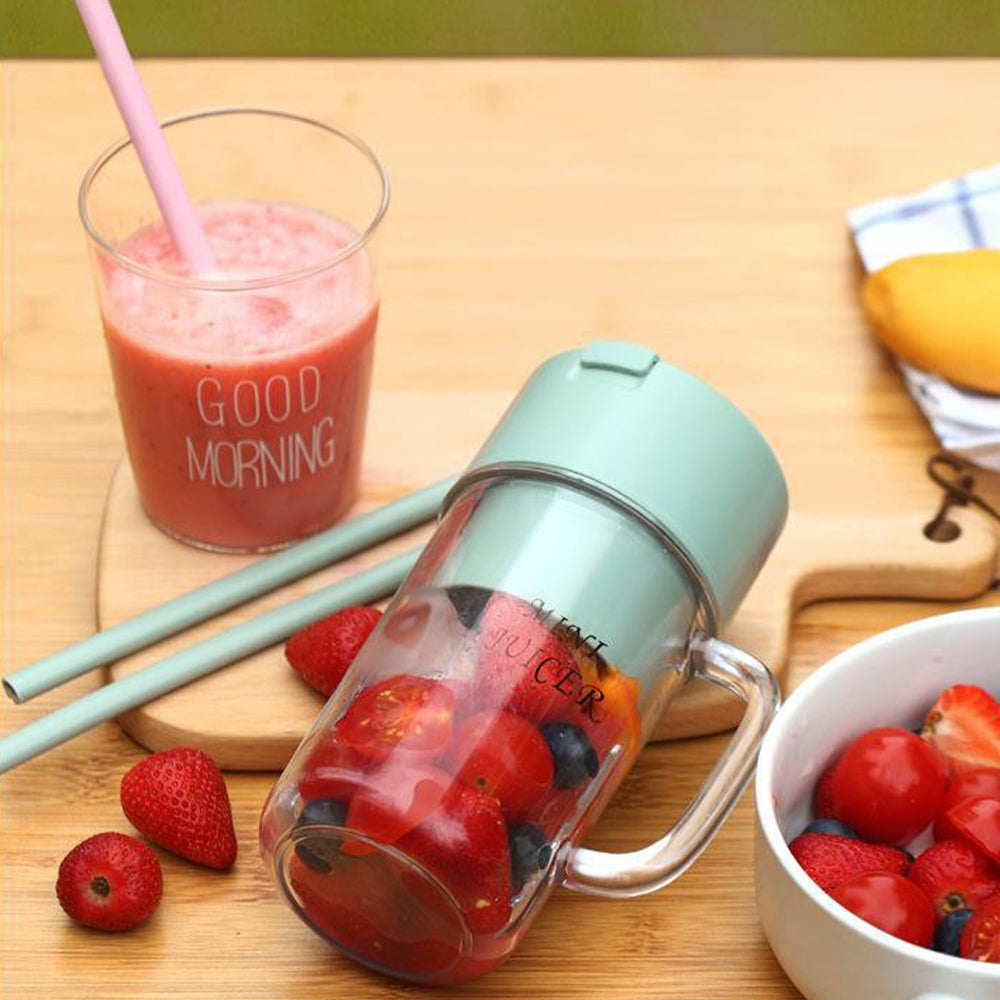 10-Blades Portable Electric Juicer Mug USB -Rechargeable_11