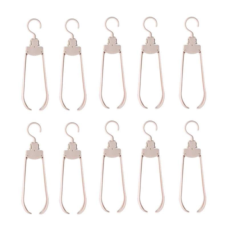 Pack of 10 Retractable Minimalist Design Laundry Hangers_0